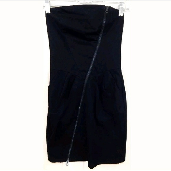 Vtg Y2K Betsey Johnson Zipper Tube Dress - Picture 1 of 3